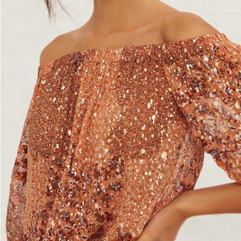 ba&sh Ogla Off-Shoulder Blouse